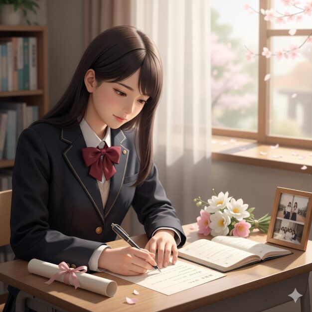 卒業時に送る手紙：中学・高校 お世話になった先生 手紙 例文