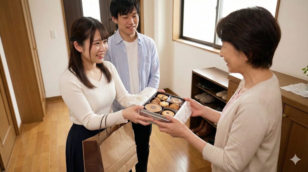 彼氏の家に手土産におすすめの品と渡し方 彼氏の家に手土産