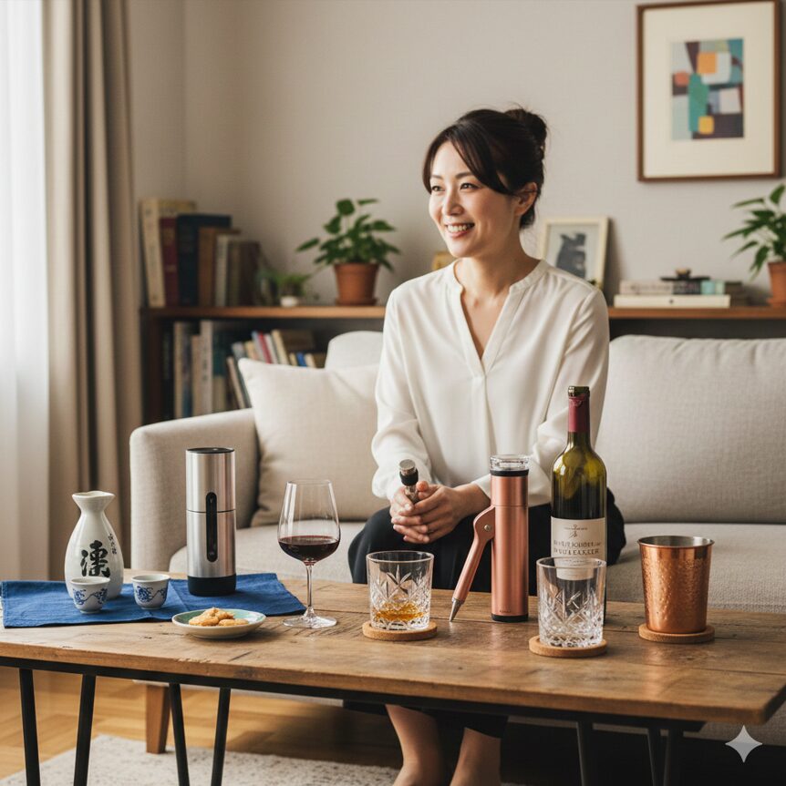 お酒好きな女性へのプレゼントにおすすめの雑貨選び