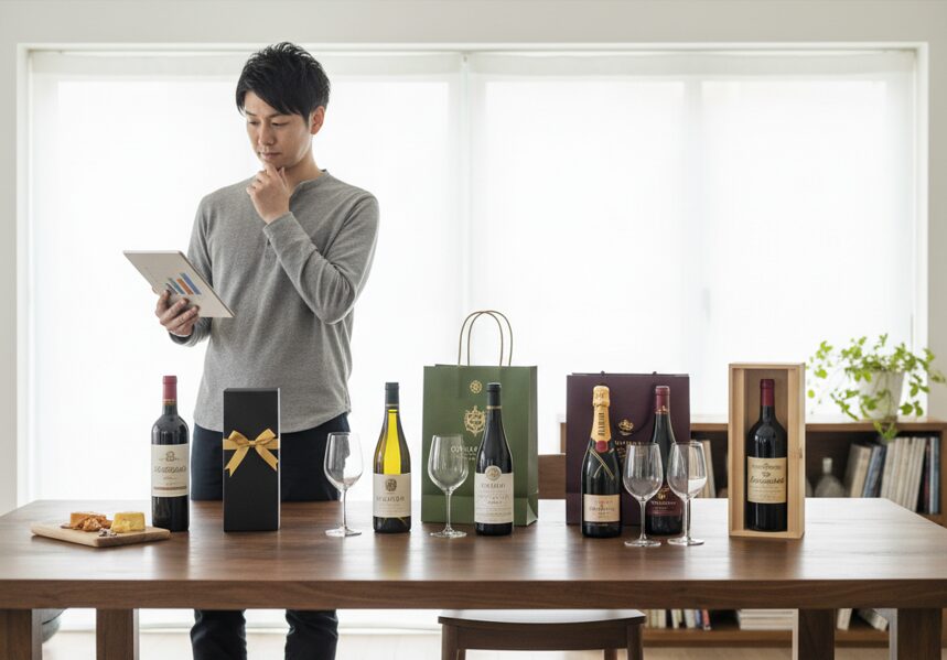 予算で探すワインギフトの相場