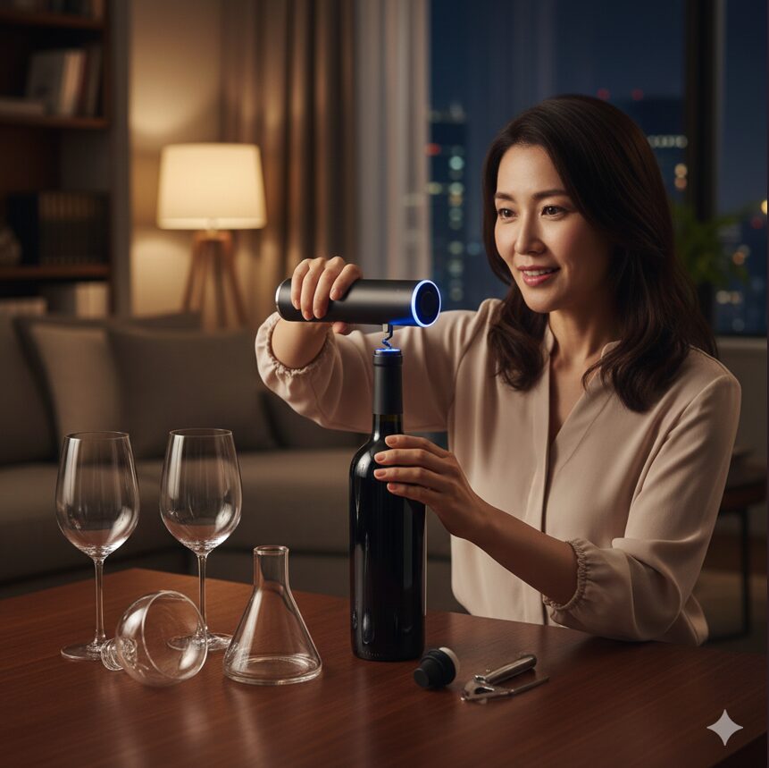 ワイン好きを唸らせる便利な電動オープナー お酒好き プレゼント 女性 雑貨