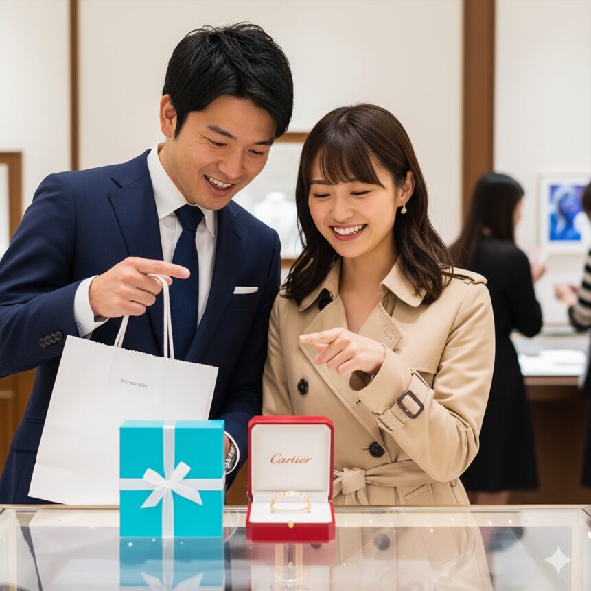 彼女が喜ぶティファニーとカルティエ　ジュエリー プレゼント