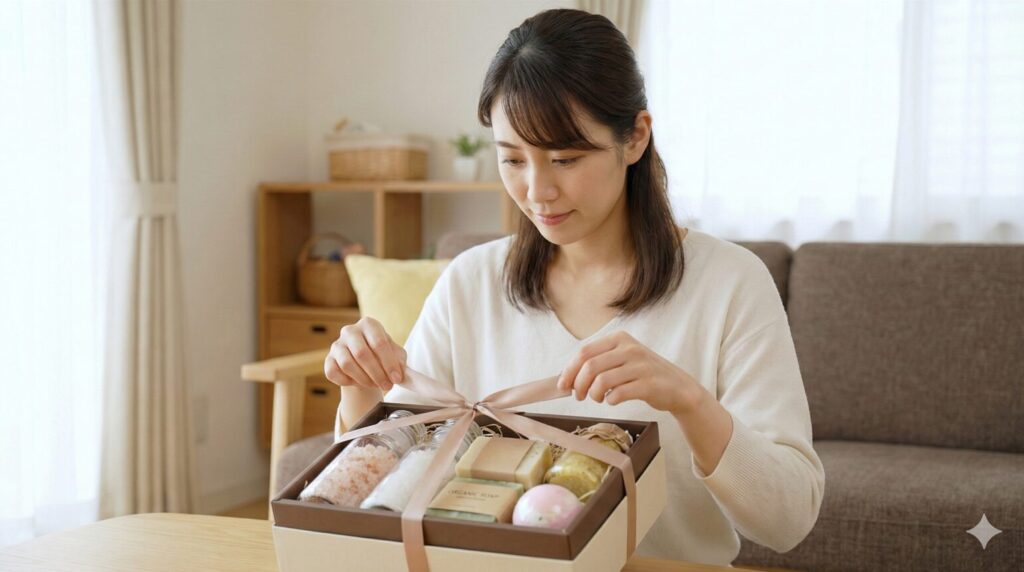 失敗しないバスグッズのギフトの選び方とマナー　