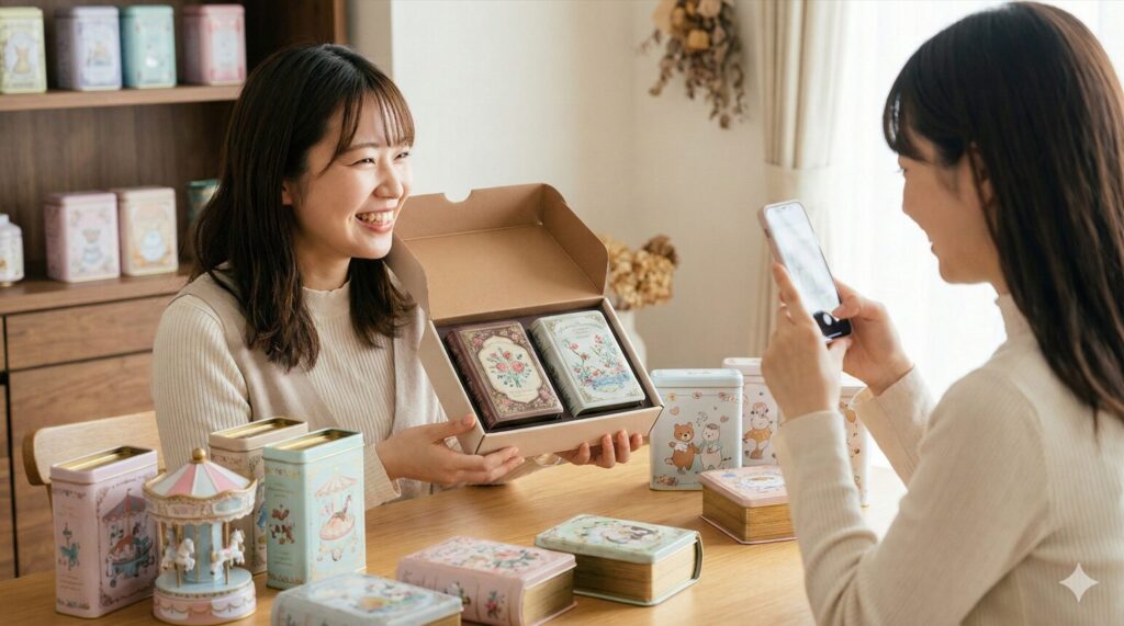 おしゃれでかわいい缶は女性に人気紅茶 ギフト　