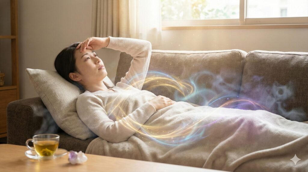 原因不明の体調不良は好転反応の可能性がある 運命の人が近づいてる サイン 女性