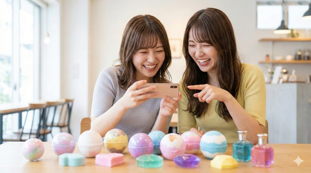 20代女性にはトレンドの可愛い商品を　バスグッズ ギフト