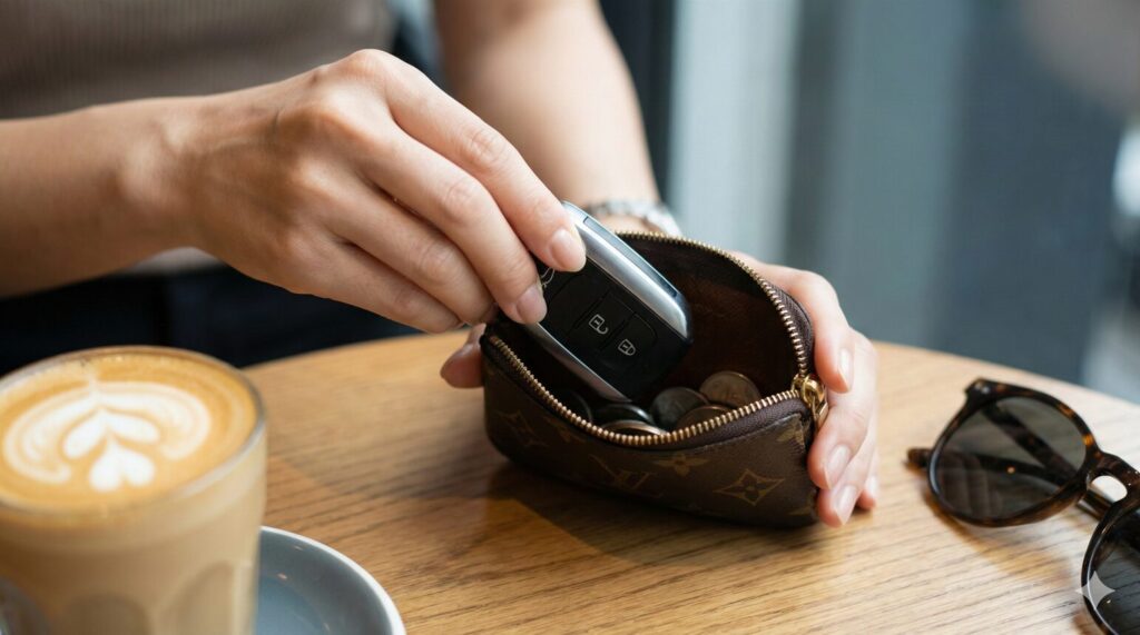 ハイブランドの小銭入れを代用する賢い選択　キーケース 車の鍵 どうしてる