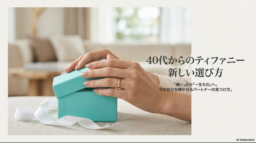 40代からのティファニー選び方ガイド。「痛い」から「一生もの」へ変わる新しい選択基準
