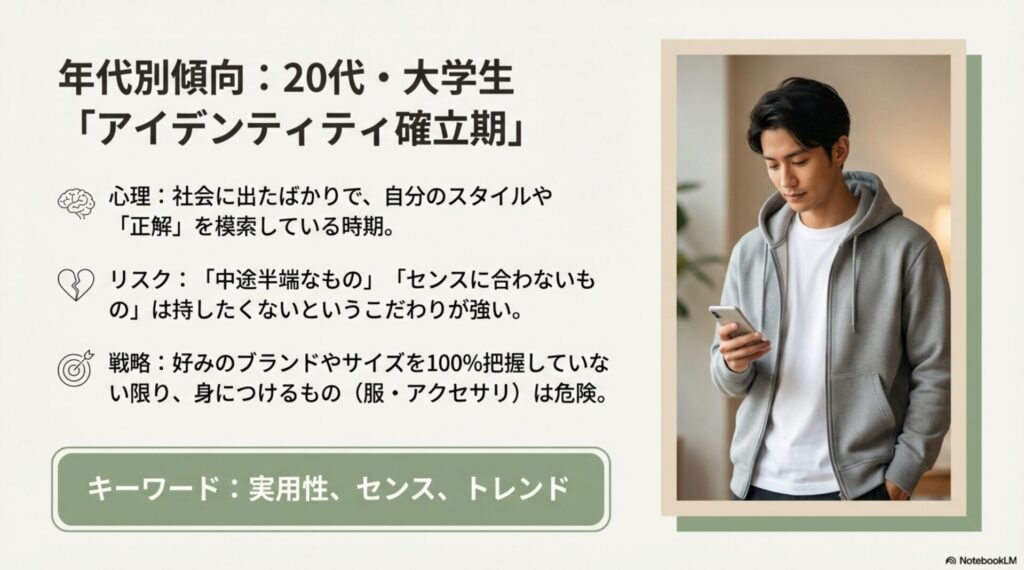 20代・大学生彼氏の誕生日プレゼント傾向：実用性とセンス重視、中途半端なものは不要