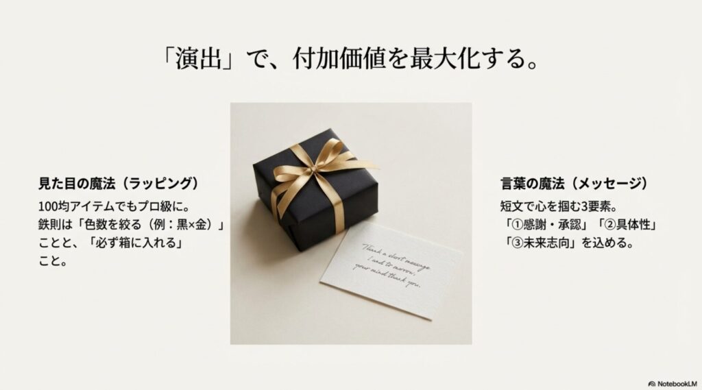 100均でも高見えするラッピングのコツと心に響くメッセージカードの書き方