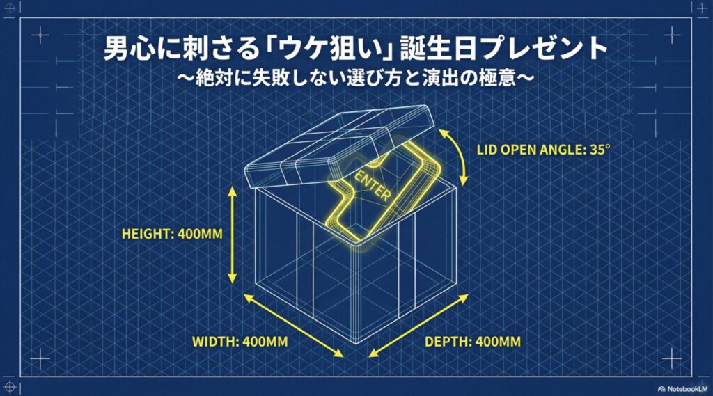男心に刺さるウケ狙い誕生日プレゼントの選び方と演出の極意