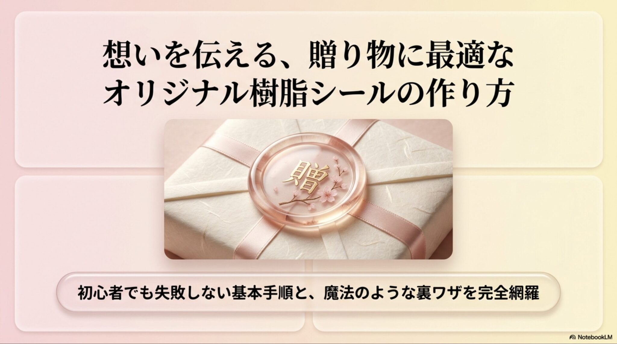 【決定版】初心者でも簡単!贈り物に最適なレジンシールの作り方とコツ - 贈答品の達人手帖